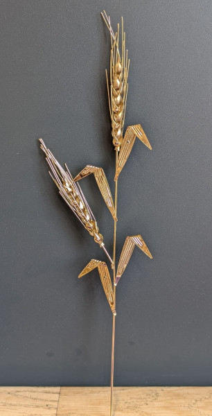 Epi de blé en laiton or