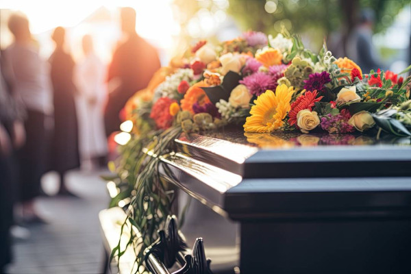 Inhumation dans un cimetière