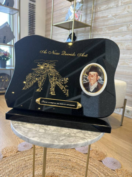 Plaque commémorative personnalisée pour un hommage